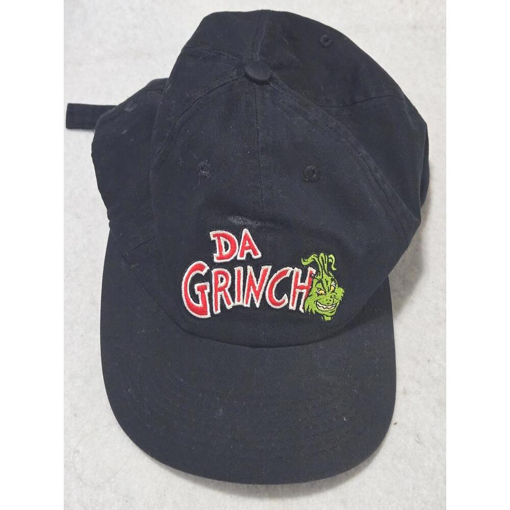 Black Da Grinch Embroidered Baseball Cap